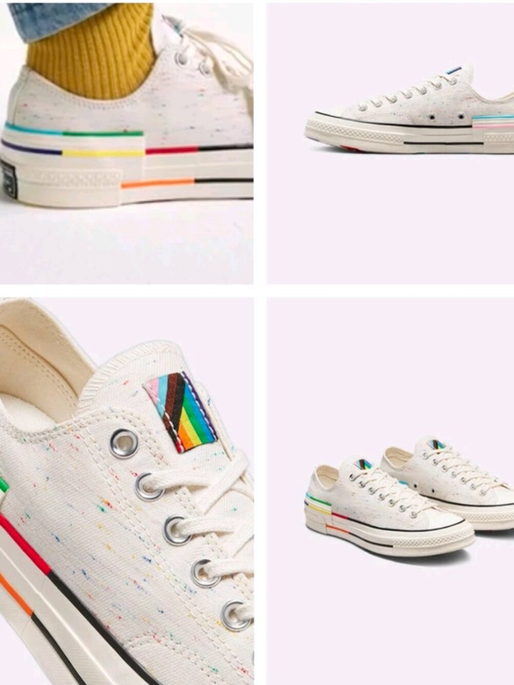 Converse Chuck 70 Low Pride - Proud to Be AO6030C Men 9 Women 11 - LGBTQIA+9